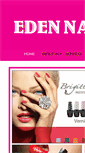 Mobile Screenshot of eden-nails.com